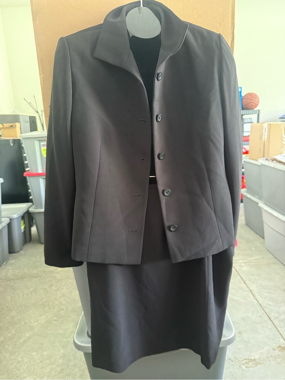 Classic Womens Black Jacket - Timeless Professional Layer p46